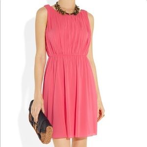 Alice + Olivia | Red Silk Blend Cocktail Dress